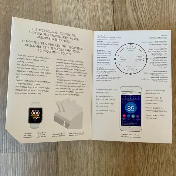 Beddit Sweet Dreams Smart Sleep Tracker - Measure, manage, & improve your sleep - Picture 5 of 6